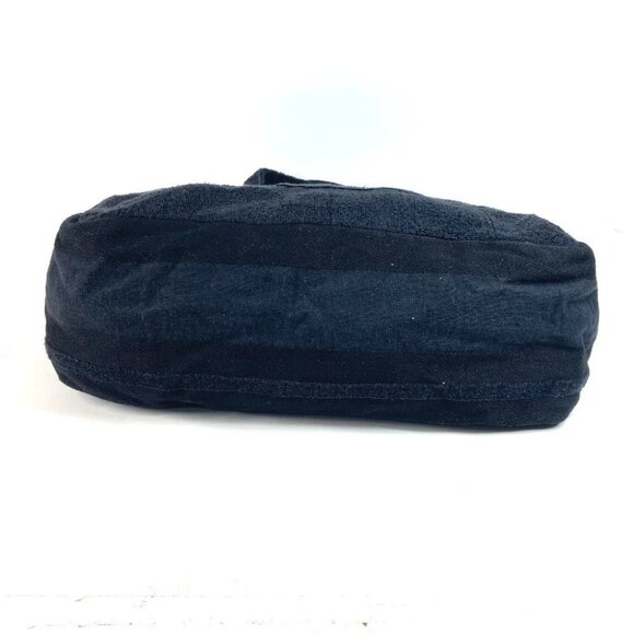 CHANEL Logo CC CC Mark Shoulder Bag, Shoulder Bag, Beach Bag Tote Bag pile Black - Picture 10 of 11